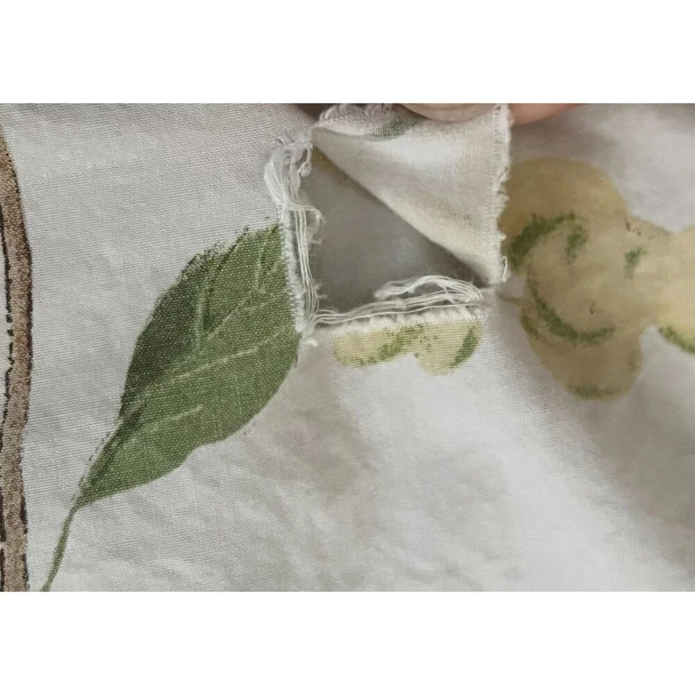 POTTERY BARN Spring Sparrow KING Duvet Cover Birds Botanical Colorful Cotton